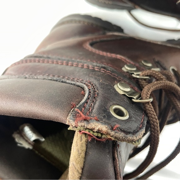 FRYE Men’s Work Boots 87470 Glenwood Lace Up Brown Leather Insulated Size 10 M - Picture 6 of 7